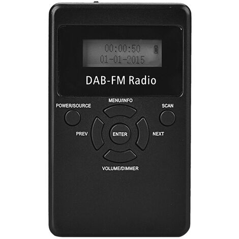 Mini digital radio DAB + FM