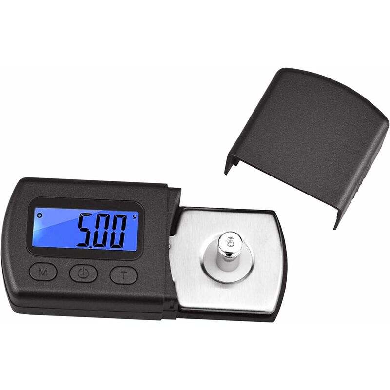 Mini Digital Scale Adapter Turntable Needle Digital Turntable Stylus Force Scale Checker Blue Backlit lcd Turntable
