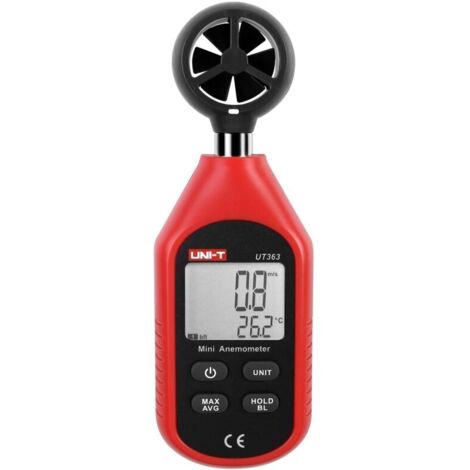 Mini-Digitalanemometer, hochpräzises Handanemometer mit Windgeschwindigkeitssensor