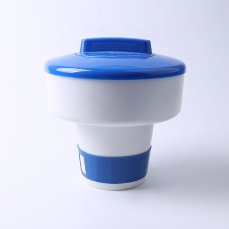 Mini distributeur flottant de produits chimiques pour spa, pastilles de chlore/brome flottantes, 20 cm de diamètre, convient aux spas.