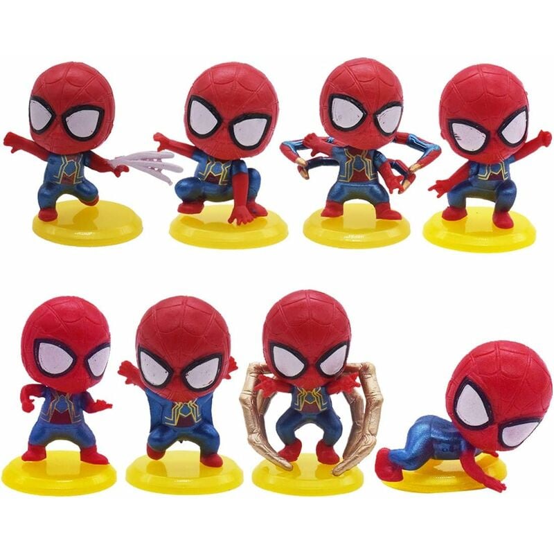 Mini Doll Cake Topper 8pcs Mini Figure Ornamenti
