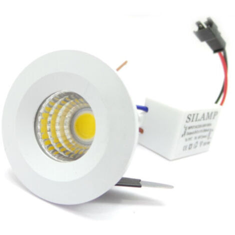 Mini Downlight Led 3w Cob 40mm Spot Encastré Spring Warm Cold Light