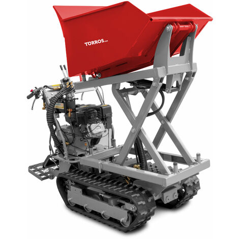 Mini dumper essence 10 CH avec élévateur à ciseaux 500 kg 8 vitesses Torros MRS500H6