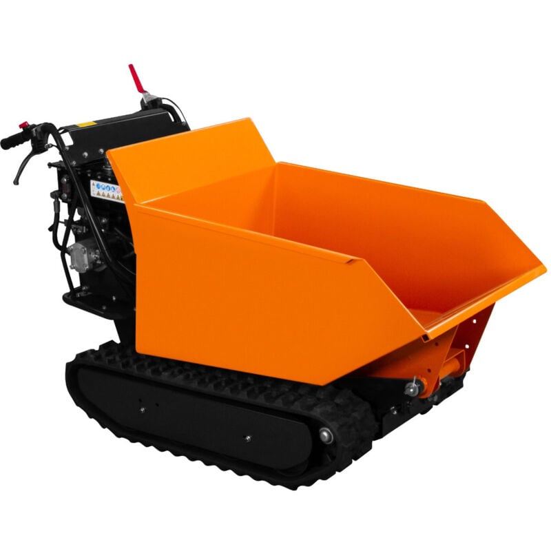 Monster Shop - Mini Dumper Tracked Power Barrow 500kg Load Petrol Tipper