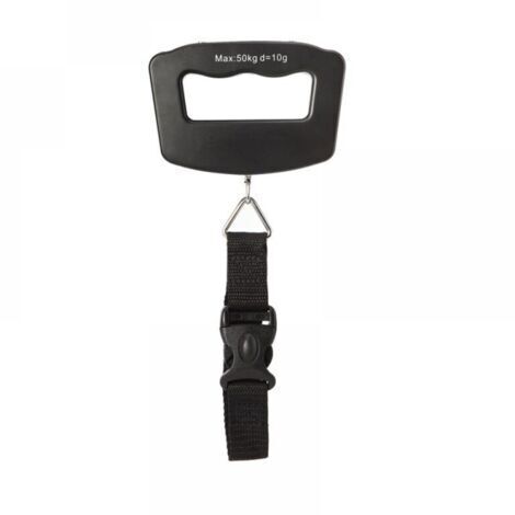 Mini échelle électronique portative portative 50kg/10g avec bande de tissu, deux batteries incluses