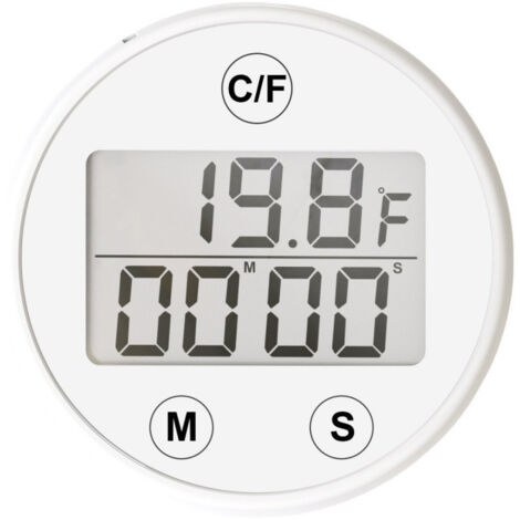 Mini-Eisbadthermometer mit Timer, automatisches Eisbadthermometer, wasserdicht mit Alarm, elektronisches Thermometer