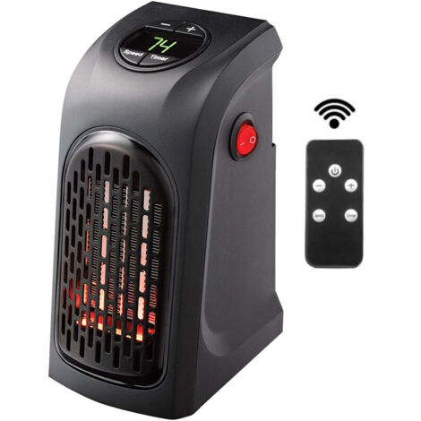 Mini electric heater fan with handle, winter heater for office and home, overheat protection