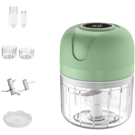 Mini Electric Onion Cutter - Powerful Garlic and Onion Cutter - Mini Chopper - Cordless Kitchen Slicer