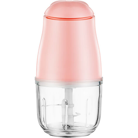 Mini-Elektro-Fleischwolf – Sicherer und effizienter Multifunktions-Lebensmittelwolf – Rosa