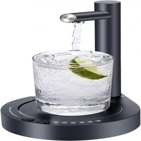 Mini-Elektro-Wasserpumpe für Wasserkocher bis ca. 15,7 Liter, ideal für Zuhause, Büro, Camping und Outdoor-Aktivitäten. Wiederaufladbare Tischwasserpumpe, blau.