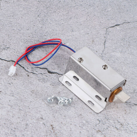 Mini-Elektromagnet-Schloss-Set (12 V DC) für Türen, Fenster, Schränke und Schubladen