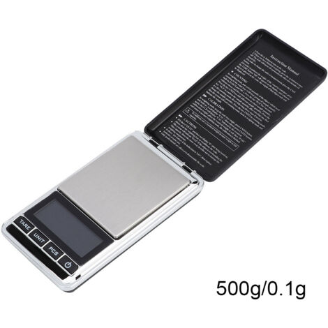 Mini-elektronische LCD-Digital-Küchenwaage für Lebensmittel (500 g/0,1 g)