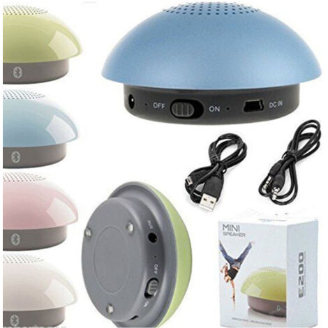 Mini Enceinte Bluetooth 2.1 Edr Aux Mobile Ipod Smartphone Tablette E200