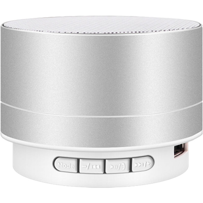 Mini enceinte Bluetooth avec lumières 7 couleurs, petite enceinte sans fil portable rechargeable par USB, idéale pour les voyages, les activités de