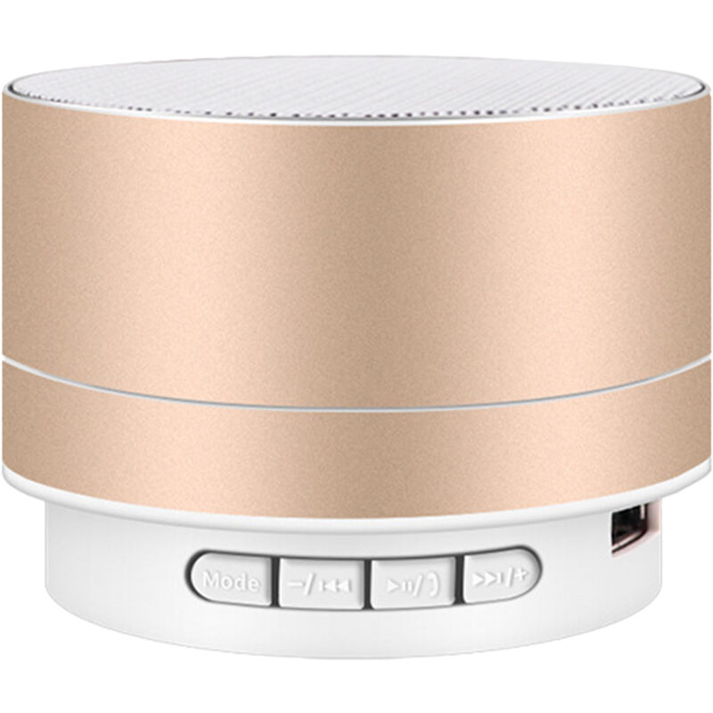 Mini enceinte Bluetooth avec lumières 7 couleurs, petite enceinte sans fil portable rechargeable par USB, idéale pour les voyages, les activités de