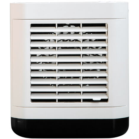 Mini enfriador de aire para uso doméstico, ventilador de refrigeración por agua recargable por USB, ventilador portátil de aire acondicionado de anión de escritorio