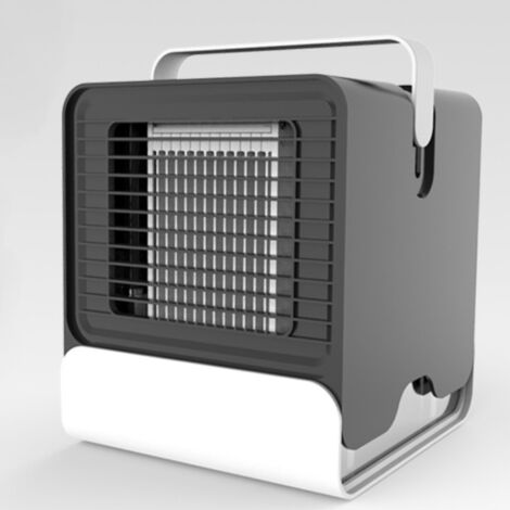Mini enfriador de aire portátil, humidificador y purificador de aire USB con luz nocturna LED, enfriador de aire individual, aire acondicionado pequeño Nior