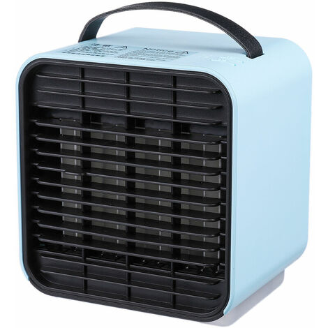 Mini enfriador de aire, ventilador de aire acondicionado, humidificador de iones negativos