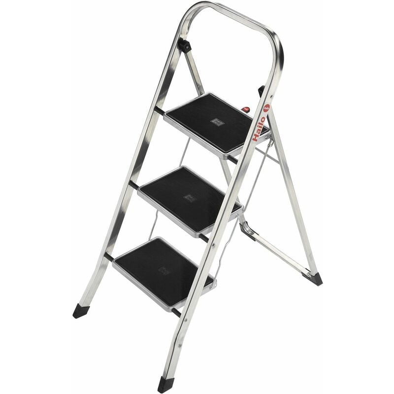 

HAILO 4393-801 - Taburete de aluminio K30 (3 peldaños)