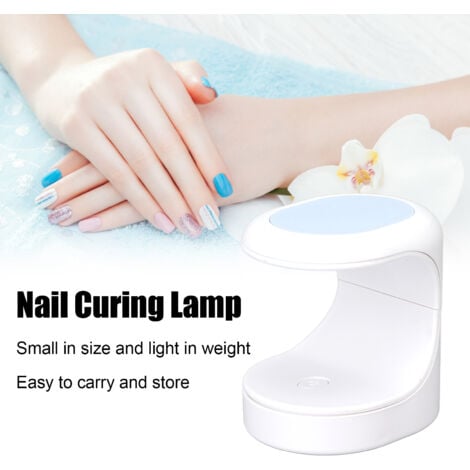 Mini essiccatore per unghie UV LED 16W 3 chip di luce Lampada per asciugare smalto anni '60 con cavo USB