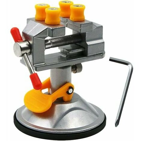 Mini étau avec ventouse, banc étau perceuse pour bijoux noyer nucléaire montre réparation clip sur bricolage sculpture artisanat outil de sculpture