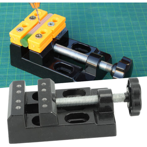 Mini Étau de Précision pour Atelier - Étau de Bureau Compact et Robuste pour Travaux Manuels et Professionnels - Outil de Fixation Polyvalent-KZQ