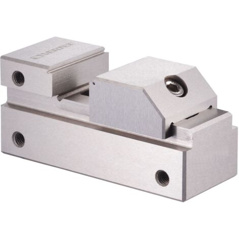 Mini étau d'outilleur en acier inoxydable avec une largeur de mors 25 mm ouverture 19 mm hauteur de mors 10 mm Vertex VSTV-10V