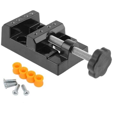Mini étau, étau d'établi universel, étau d'établi, étau en alliage, étau de perçage, outil de fixation DIY, gravure, réparation de bijoux, table à noyau de noyer