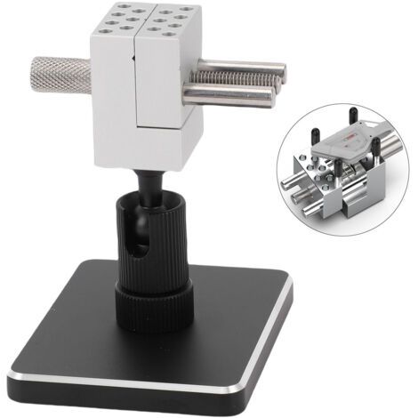 Mini étau pratique avec base détachable, étau de serrage portatif réglable pour le modélisme, les loisirs créatifs, la peinture et le maintien de pièces de bijoux