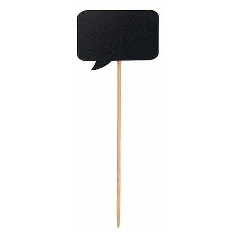 Mini-étiquette de jardin en ardoise Bulle ou rectangle