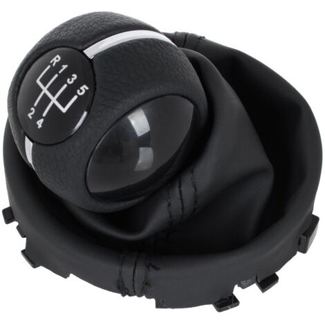MINI F55 2013- Pomello cambio NERO + cuffia con cornice 5 MARCE