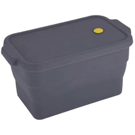 Mini-Faltbare Antihaft-Silikon-Brotform – Dunkelgrau