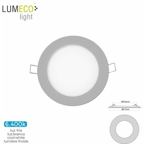 Faretti LED da Incasso per Cartongesso, 6W 600LM Luci da Soffitto Interno,  Ultrasottili 25mm, Diametro Foro Ø65 - Ø95mm, Luce Fredda 6000K, 230V, Set  di 6 : : Illuminazione