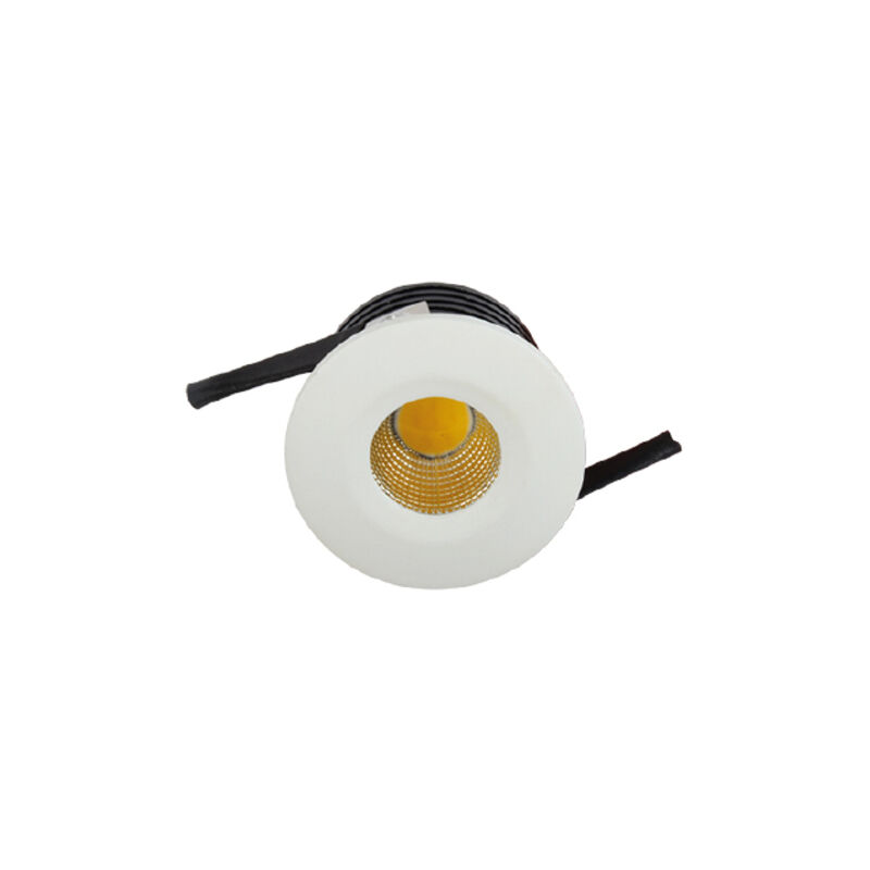 Mini faretto LED da incasso rotondo EVA-1 3W (Eq. 24W) 6500K Bianco Diam. 40mm