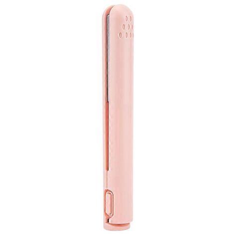 Mini fer à friser, Mon fer à friser secret, Mini fer à friser double usage, Mini fer à friser double usage sans fil, Mini fer à friser portable double usage (rose)