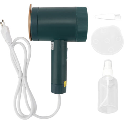 Mini Fer à Repasser Portable avec Enlève-Peluche, Fer à Vêtements Compact pour Voyage 110‑220V Prise UE