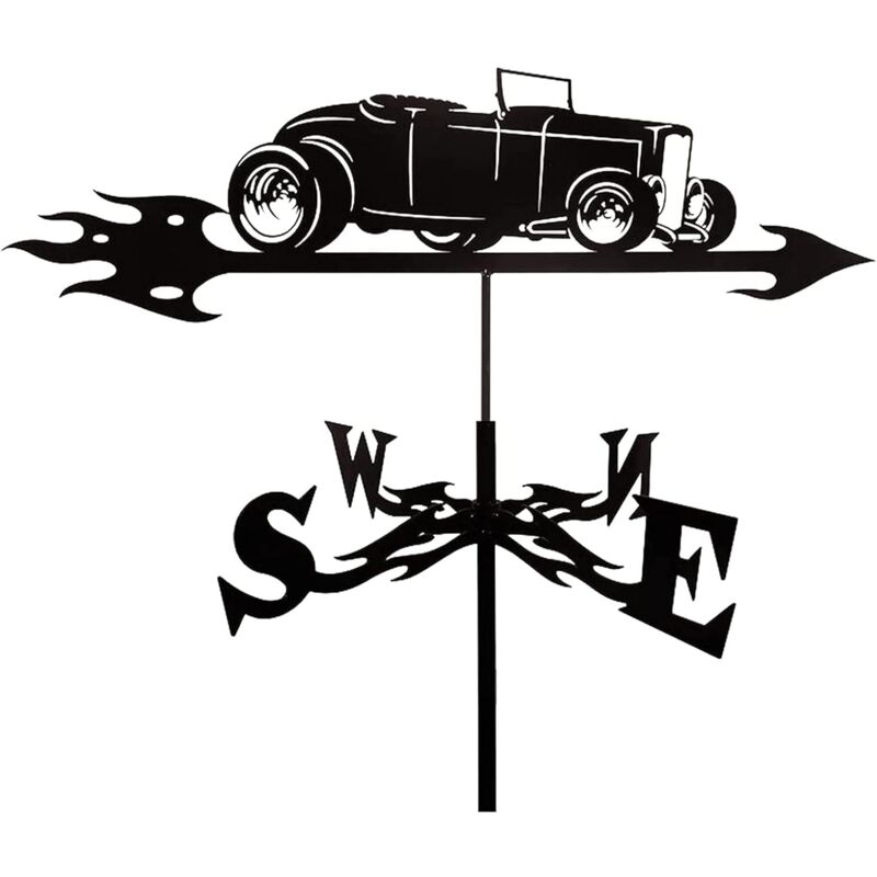 girouette Girouette en métal Girouette Vintage Indicateur de Direction du Vent Durable pour la décoration