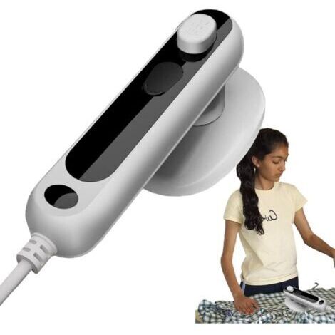 Mini Fer à Vapeur pour vêtements - Défroisseur portatif Humide et Sec - Accessoires de Maison sûrs et faciles à Utiliser pour Repasser Robe, Pantalons, t-Shirts, Costumes, Manteaux et Plus