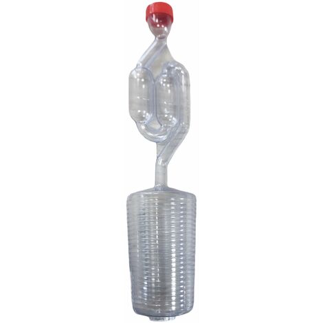 Mini fermentatore a tappo conico gorgogliatore di ricambio per damigiana vino da 35 a 54 lt -Tappo Grande