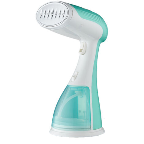 Mini ferro da stiro, mini ferro da stiro a vapore, vaporiera portatile, (riscaldamento rapido in 15 secondi, serbatoio dell'acqua da 300 ml, 1500 W), ferro da stiro compatto da appendere per la casa -