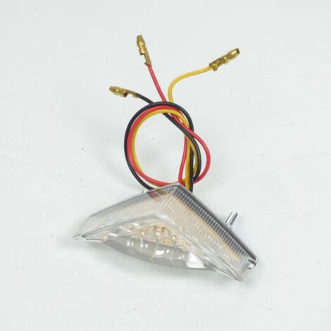 Mini feu arrière à LED 12V triangle Tun'R pour moto scooter deux