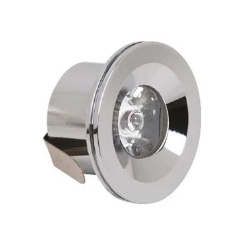 Mini foco led empotrable 1W (8W) 4200K cromo