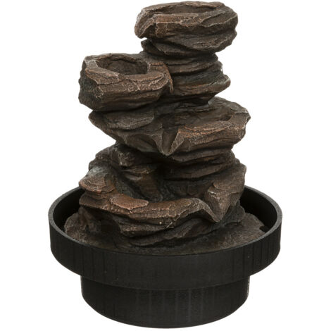 Mini-Fontäne Zen Sharmila, Harz, 22,5 cm