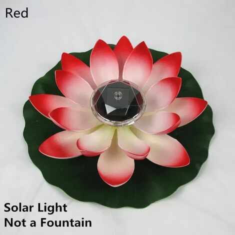 Mini fontaine solaire flottante, piscine, étang, cascade, décoration de jardin, bain d&39oiseaux en plein air,Red,Fédération de russie