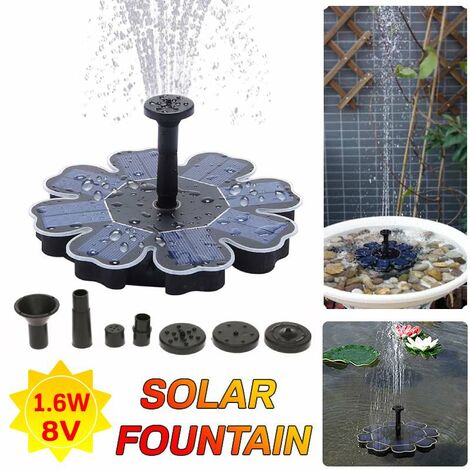 Mini fontaine solaire flottante pour jardin, piscine, étang, panneau solaire, décoration, livraison directe,CHINA