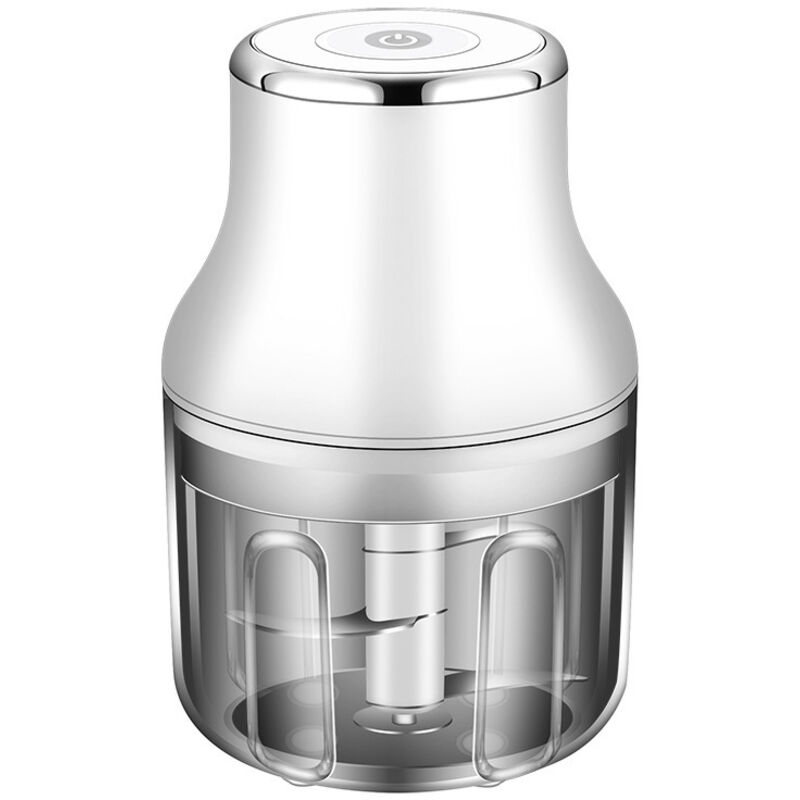 Mini Food Processor, USB Rechargeable Mini Chopper, Powerful Garlic Crusher, Vegetable Blender, Cordless Vegetable Chopper for Fruit, Meat, etc. 250ml