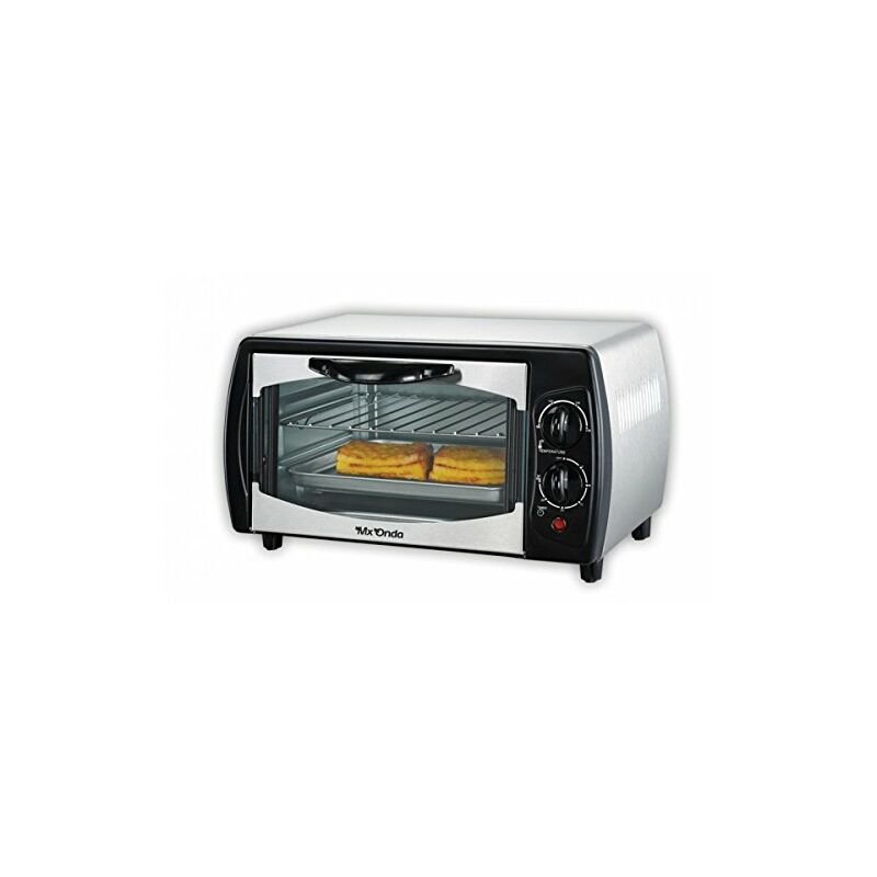 Image of Mx Onda MX-HC2159 - ovens (Small, Tabletop, Electric, Black, Stainless steel, Rotary, Front)
