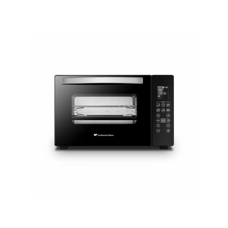 Mini Four Electrique Continental Edison CEMF38DIG - 38L noir - 1600W - Rotissoire, Convection naturelle