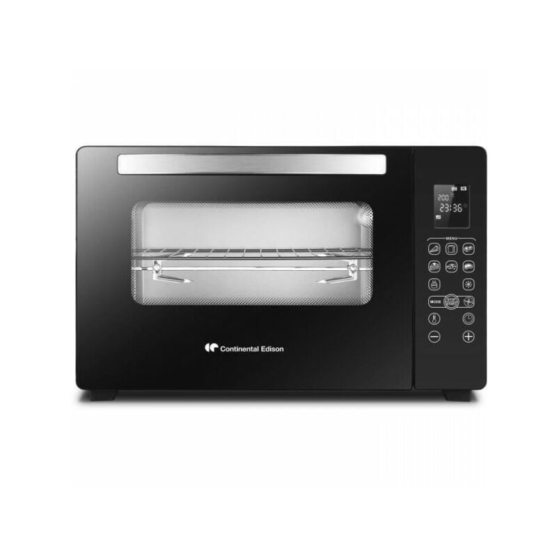 Continental Edison - Mini Four Electrique CEMF45DIG - 45L noir - 2000W - Rotissoire, Convection naturelle