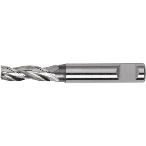 Mini fraise à fente D.2.5mm HSS-Co8 Weldon Z.3 longue PROMAT
